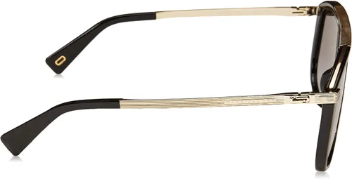 Vista 3 de Marc Jacobs Marc243S 2M2 NegroOro Marc243S Cuadrado Piloto Gafas de Sol Lente C