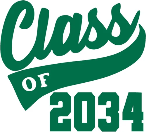 Vista 33 de Adhesivo de graduación para planchar en la clase de 2034, calcomanía para camiseta de secundaria, parche de graduación HTV para graduados