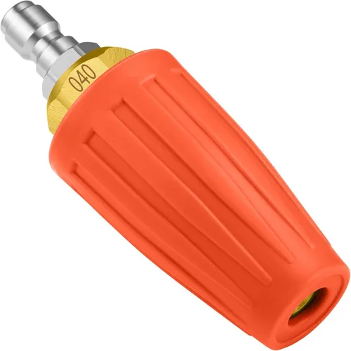 Vista 8 de Boquilla Turbo Lavadora a Presión 4000 PSI Máxima Boquilla de Lavadora a Presión Giratoria con Puntas de 1/4" de Conexión Rápida para Limpieza