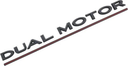 Vista 10 de Modelo 3 Y Emblema de Motor Dual Adhesivo de Insignia con Letras Subrayadas Accesorios Compatibles con Tesla Model 3/Y/S/X (Negro Brillante)