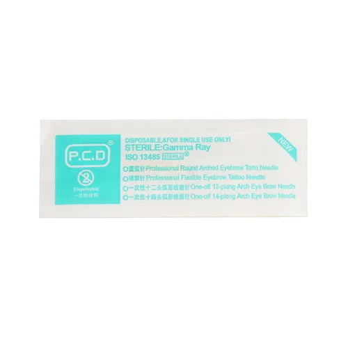 Vista 6 de PCD Microblade Needle, nuevo tatuaje de estrella, 50 piezas, PCD, 12 en forma de U, maquillaje permanente, agujas de microblading de cejas manuales