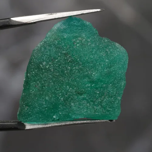 Vista 2 de REAL-GEMS Esmeralda verde natural suelta suelta 26 Ct. certificado crudo áspero suelta piedra preciosa AXF-696, Gema, Esmeralda