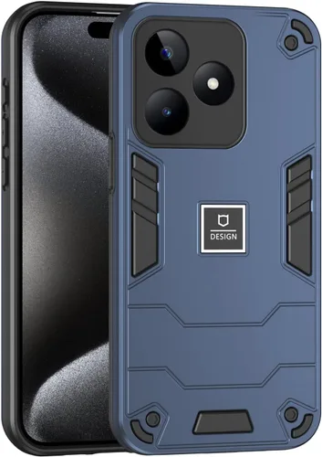 Vista 367 de Funda compatible con Redmi A1, compatible con Redmi A2 2 en 1 [PC dura + TPU], funda de teléfono negra