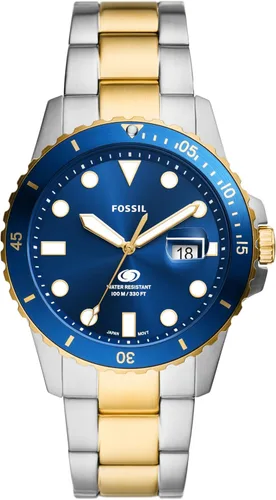 Vista 11 de Fossil Men's Watch, Blue Quartz Stainless Steel Dive-Inpired Watch for Men