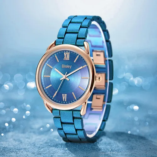 Vista 5 de Reloj de pulsera de metal para mujer