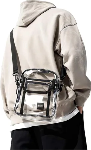 Vista 10 de Mini Crossbody Bag Shoulder Bag for Men, Small Messenger Satchel Bag for Women