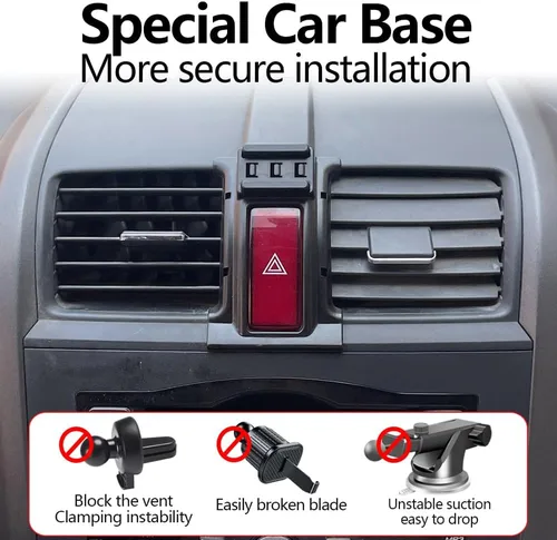 Vista 2 de Soporte para teléfono de coche para CR-V CRV 2007 2008 2009 2010 2011 Auto Accesorios Decoración Interior Celular Móvil Smartphone Soporte