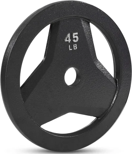 Vista 20 de JFIT Olympic 2 Inch Grip Plates and Bumper Plates for Barbell - Single Weights or Sets of 2 (Muliple Weights)