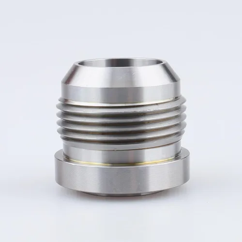 Vista 6 de AC PERFORMANCE -4 AN Macho de soldadura en Bung Fitting Steel, Pack de 2 Weldable Fuel Tank Fitting