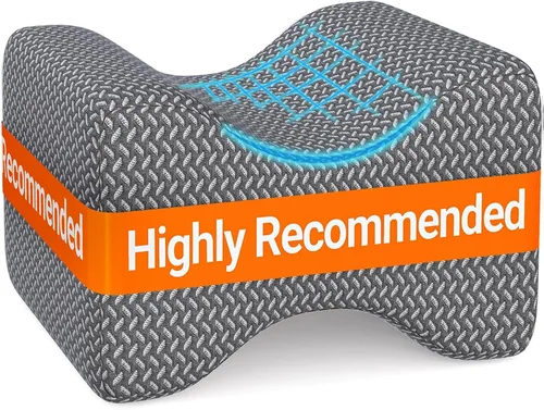 Vista 14 de BlissTrends Almohada de rodilla de espuma viscoelástica, almohada de rodilla para dormir de lado, almohadas de piernas para dormir circulación