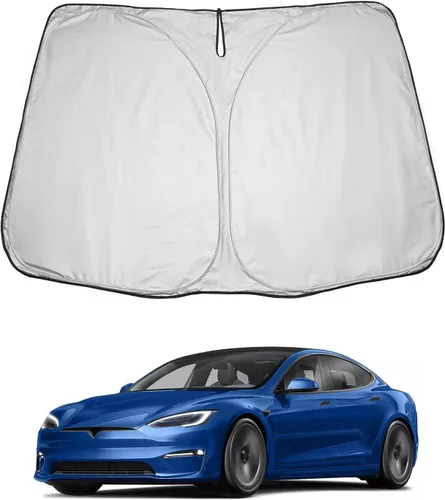 Vista 22 de LUWU Parasol para parabrisas para Dodge RAM 1500 y 2500 2009-2018 - Parasol para ventana delantera con bloqueo de rayos UV