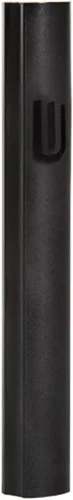 Vista 4 de Funda de Mezuza de Aluminio Autoadhesiva Impermeable Moderna Shin para Bendición del Hogar Judía Compatible con Pergamino de 12cm-5 Pulgadas
