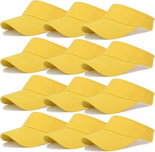 Vista 10 de Ultrafun Paquete de 12 sombreros con visera solar para mujeres y hombres