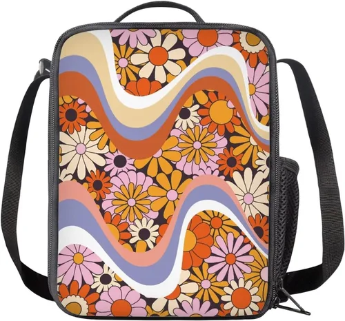 Vista 14 de INSTANTARTS Axolotl - Bolsa de almuerzo para niños, reutilizable, aislada, térmica, bolsa de almuerzo, bolsa de comida para niñas