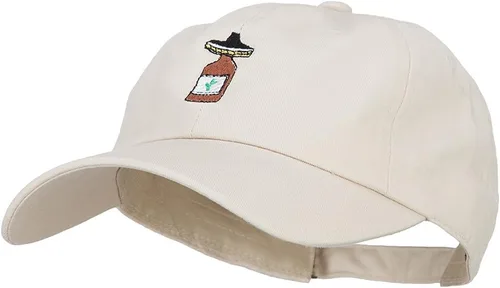 Vista 2 de e4Hats.com Tequila with Sombrero Embroidered Unstructured Cap