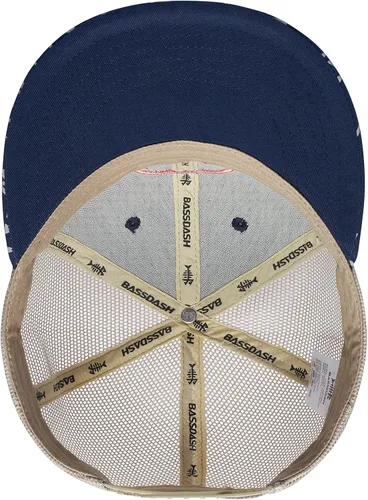 Vista 5 de BASSDASH Gorra de camionero de ala plana ajustable con cierre de malla para hombres y mujeres