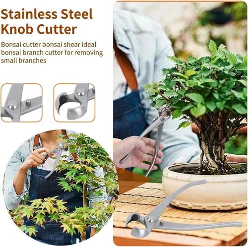 Vista 2 de Bonsái Tools - Cortador cóncavo de 7.087 in BonsaiCutters Cortador de ramas Bonsái Tijera de árbol podadora BonsaiTrimmer Herramientas de jardinería
