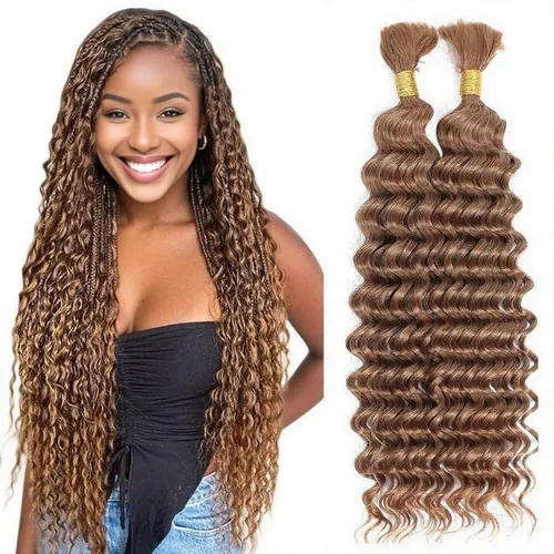 Vista 13 de Cabello humano bohemio, cabello trenzado, 16 pulgadas, 3.53 onzas #1B