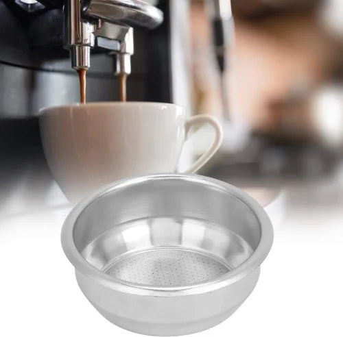 Vista 4 de Fdit Piezas de recambio de la máquina de café del filtro del filtro de la sola capa de la sola capa de la cesta del filtro del café del acero