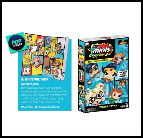 Vista 4 de DC Comics Minis, paquete de 12 Micros, figuras coleccionables de 1.5 pulgadas (muñecas, juguetes), exclusivo de Amazon