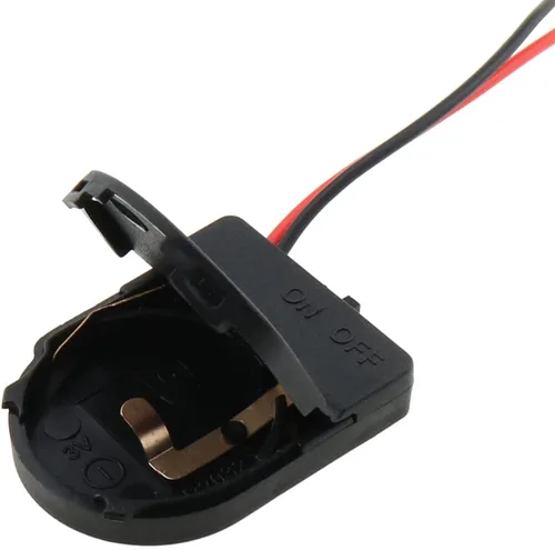 Vista 4 de DGZZI CR 2032 Soporte de batería 12PCS CR2032 Soporte para celda de moneda, 3V cr2032 botón titular de batería de celda de moneda con interruptor