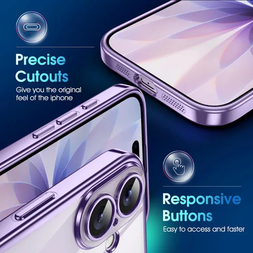Vista 437 de Supdeal Funda cristalina transparente para iPhone 11, [No se amarillea] [Protección de la cámara] [Probado contra caídas de grado militar] Funda