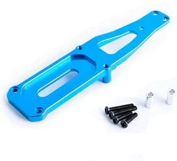 Vista 5 de Aluminio Shock Turm 0008 F & uuml; R WTY 12428 12423 1/12 Skala RC car Crawler Lkw Short Course Upgrade Teile Ersatz Zubehör 1 - (Color: gris claro)