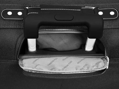 Vista 2 de London Fog Buckingham - Bolsa de ropa con ruedas de 44", Negro -, Buckingham - Bolsa de ropa con ruedas (44 pulgadas)