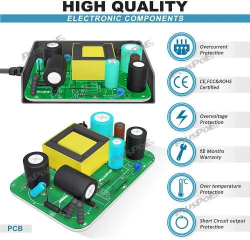 Vista 2 de PLUSPOE Cable de alimentación de 6 V para ProForm Elíptico 6.6 pies de largo, adaptador de corriente alterna cargador Smart Strider 480 490 500 600