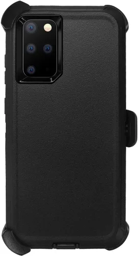 Vista 6 de AICase Funda Tipo Pistolera con Clip para Cinturón para Galaxy S20 Plus, Protección contra Caídas de Cuerpo Completo Resistente de Servicio Pesado