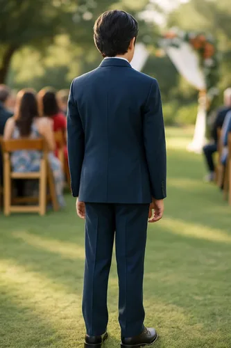 Vista 3 de Avery Hill Traje formal de 5 piezas para niños con camisa y chaleco