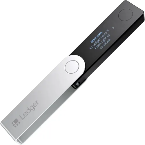 Vista 2 de Paquete Cartera de hardware Ledger Nano X + Billfodl para respaldo de palabras semillas, la mejor cartera criptográfica + cartera fría