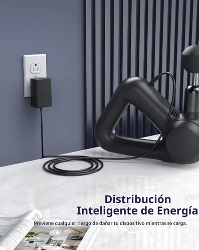Vista 7 de Cargador de CA de 15 V apto para Therabody Theragun Mini 1.0, cable de alimentación de repuesto para pistola de masaje Prime - Certificado UL Safty