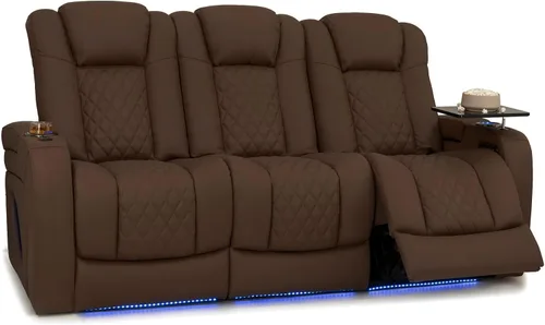 Vista 46 de Seatcraft Virtuoso 365 - Asiento de cine en casa (3 unidades), color ébano