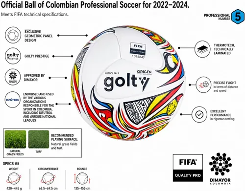 Vista 2 de GOLTY Origen Fútbol Balón Liga Colombiana Dimayor