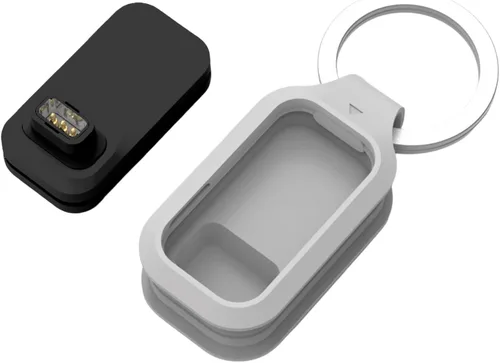 Vista 5 de Smartwatch Charging Adapter with Silicone Carry Holder, Power Accessory for Travel Storage Use Portable Pin-Head Black