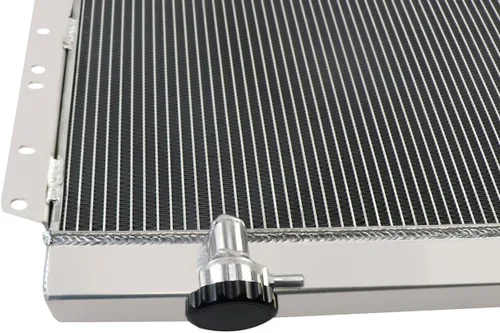 Vista 7 de Radiador de aluminio de 4 filas para Toyota Landcruiser Fj40 Fj45 gasolina 1969-1984