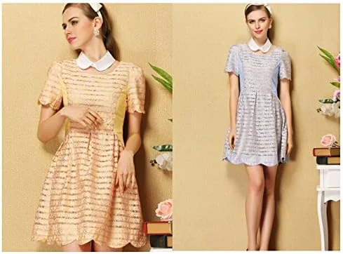 Vista 2 de Joyci - Gargantilla de fantasía de solapa para mujer y niñas, diseño de Peter Pan