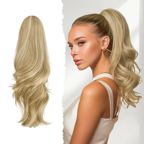 Vista 36 de SOFEIYAN Extensión de Cola de Caballo de 13" Larga y Rizada con Clip en Garra, Extensión de Cabello Sintético de Aspecto Natural para Mujeres
