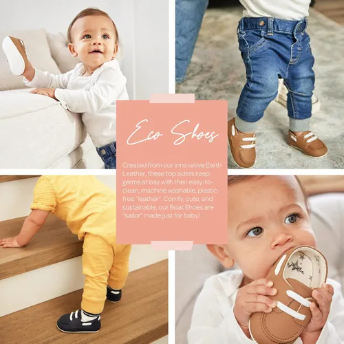 Vista 5 de JuJuBe Eco Steps - Zapatos náuticos para bebés piel vegana