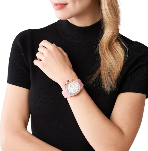 Vista 4 de Michael Kors Everest - Reloj de cuarzo con cronógrafo de acero inoxidable