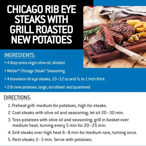 Vista 5 de Weber Chicago - Condimento para carne, 5.5 oz
