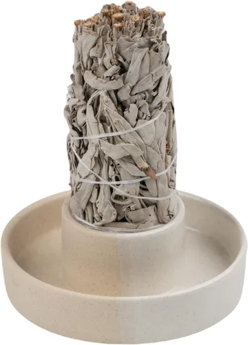 Vista 12 de Dorepine - Quemador de incienso de cerámica hecho a mano para palos, soporte para varillas de incienso para meditación, sala de yoga, decoración