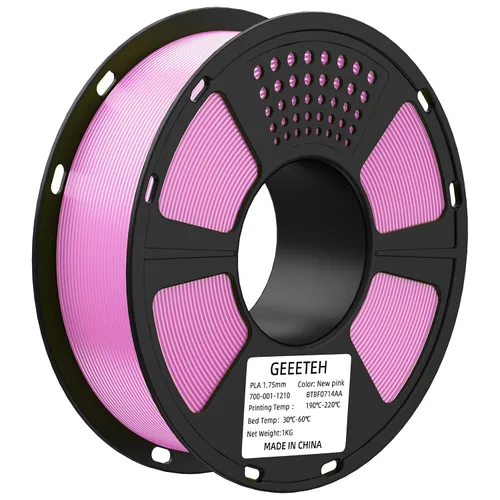Vista 11 de GEEETECH Filamento PLA de color dorado sedoso de 0.069 libras, filamento de seda brillante para impresora 3D, carrete de 2.2 libras, precisión