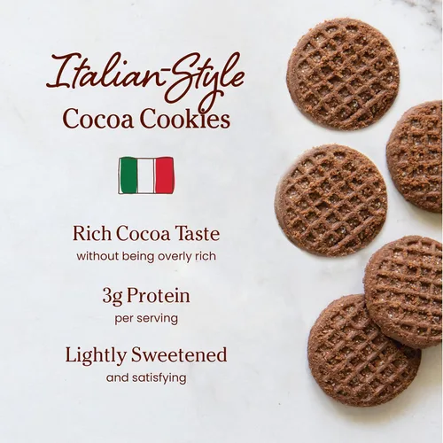 Vista 4 de Jovial Galletas orgánicas de cacao crujiente Einkorn – Galletas orgánicas, galletas veganas, altas en proteínas, certificado de comercio justo