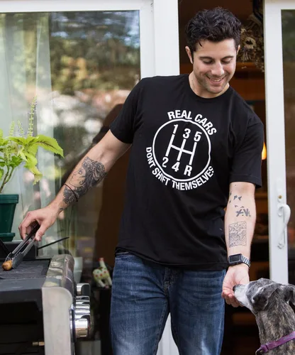 Vista 5 de Camisetas divertidas para chicos de coches, chiste de humor mecánico para hombre