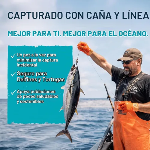 Vista 7 de Wild Planet Wild Skipjack Atún con pepinillos de eneldo, lata de 3 onzas