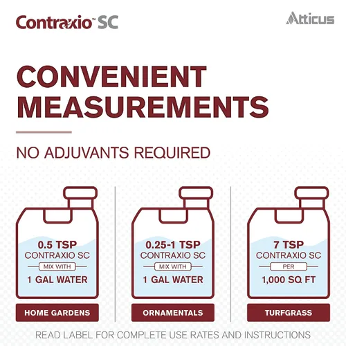 Vista 6 de Atticus Contraxio SC (32oz) Concentrado de insecticida Spinosad Insecticidas para césped, paisajes y jardín, trips, gusanos de bolsa, ácaros y más