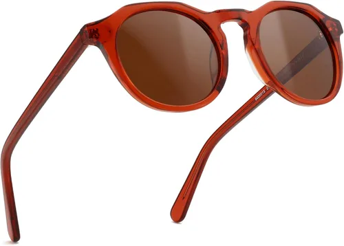 Vista 45 de ZENOTTIC Gafas de sol polarizadas redondas vintage para hombres y mujeres con protección UV400