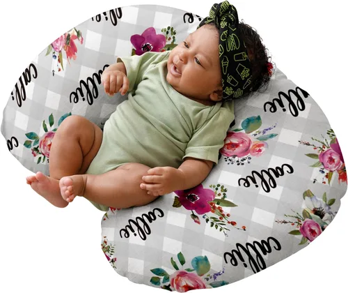Vista 22 de Dyoart Funda de almohada de lactancia para bebé, fundas de lactancia con nombre personalizado, suave, funda de almohada de lactancia materna